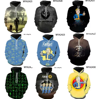 Buy Cosplay Fall Out 101 Boy 3D Hoodies Power Armor Sweatshirts Jackets Coat Costume • 16.80£