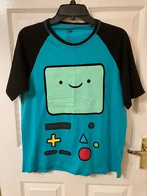 Buy Cartoon Network ADVENTURE TIME GREEN/BLK COTTON S/S TOP SZ 10-12  NEW+TAG • 5.50£