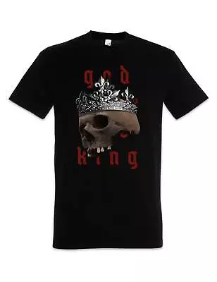 Buy God Save The King Skull T-Shirt Skull Horror Goth Gothic King Crown Dark • 22.74£