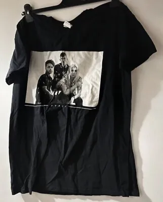Buy Pvris T Shirt Rare Rock Band Tour Merch Tee Size Medium Black Puris • 13.50£