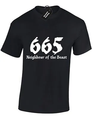 Buy 665 Mens Tshirt Funny Humour Ideal Present Gift Satan Devil Premium Occult • 8.99£