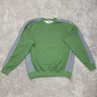 Buy Sweatshirt Mens Extra Large Vintage Blank Jumper Y2K Basic Plain Top Crewneck • 16.99£
