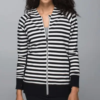 Buy Lululemon Rollin' With My Omies Hoodie Sweatshirt Apex Stripe Size 4 • 45.60£