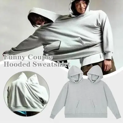 Buy Intimate Hoodie, Funny Couple Hooded Sweatshirt, For Two People Wearing 4R6E • 28.19£