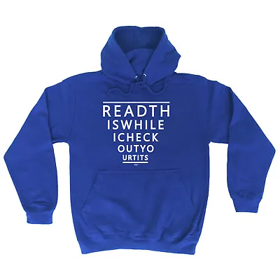 Buy Read This While Check Out Your - Novelty Mens Clothing Funny Gift Hoodies Hoodie • 22.95£