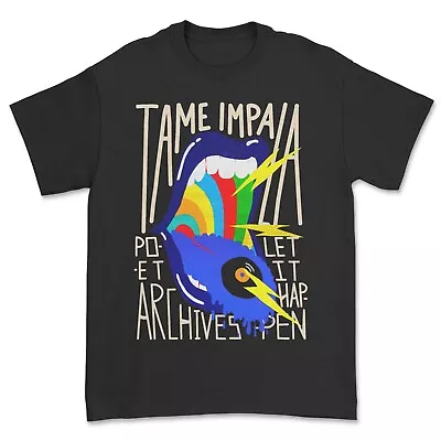Buy Tame Impala T-Shirt Let It Happen Kevin Parker Band Currents The Less I Know Tee • 20£