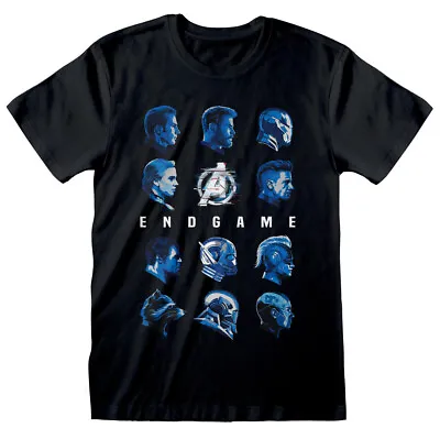 Buy Official Marvel AVENGERS ENDGAME Tonal Heads Unisex T-Shirt Tee NEW & IN STOCK • 11.95£