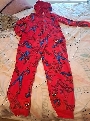 Buy Boys Marvel Spiderman  All In One Pyjama  Age 8  • 3£
