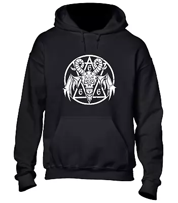 Buy Satan 666 Hoody Hoodie Devil Demon Ouija Board Supernatural Pentagram Top • 16.99£