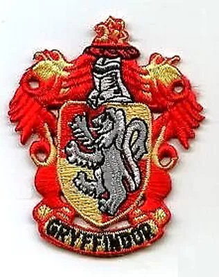 Buy HARRY POTTER HOGWARTS HOUSE GRYFFINDOR SCARF CREST 2  Iron-on EMBROIDERY PATCH • 5.72£
