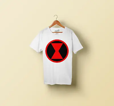 Buy Black Widow T-Shirt Custom Made Black White Adults • 15.95£