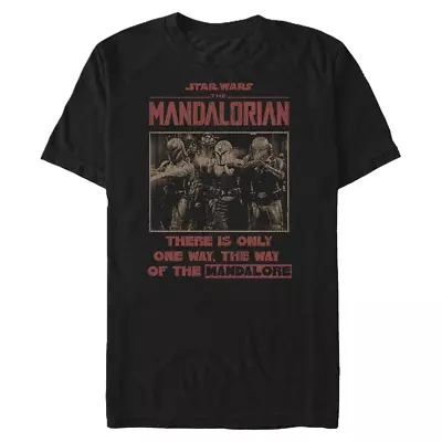 Buy Star Wars The Mandalorian Mando Blastin' Cotton Short Sleeve T-Shirt Black 2XL • 7.50£