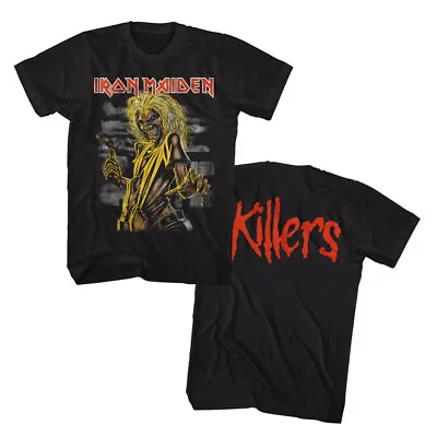 Buy Iron Maiden Killers Album Cover Eddie Bloody Axe Men's T Shirt Rock Band Merch • 44.21£