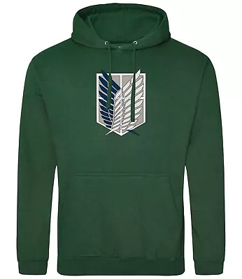 Buy Anime AOT Attack On Titan Scouts Wings Of Freedom Hoodie All Size Adult & Kid • 14.99£