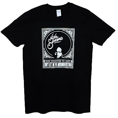 Buy Nina Simone Blues Rock Feminist Gig Music Poster T Shirt Unisex Graphic Tee New  • 13.95£