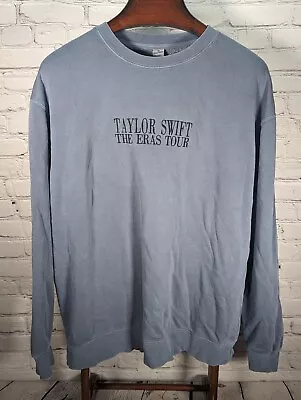 Buy Taylor Swift Eras Tour Official Merch Gray & Black Sweatshirt XL Stitched  • 47.25£