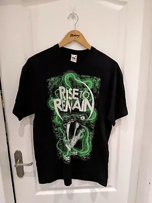 Buy Rise To Remain Band T Shirt Serpent Black Large Punk Metal • 12.99£