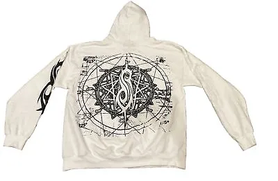 Buy Slipknot Men's Officially Licensed Tribal S Logo Puff Print Hoodie SZ Large • 28.94£