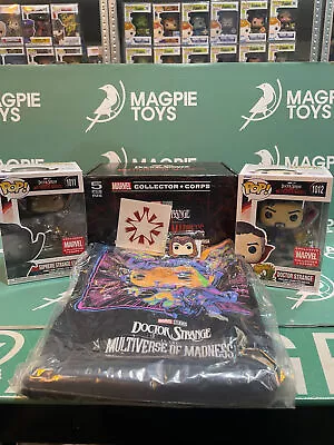 Buy Doctor Strange Multiverse Of Madness Collector Corps Complete Pops T-shirt Pin • 44.99£