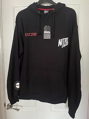 Buy Nitro Circus Hoody Size L BNWT Cool Black Red And White • 27.99£