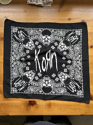 Buy KORN. US Heavy Metal Band Neckerchief/scarf. Used. • 4.50£