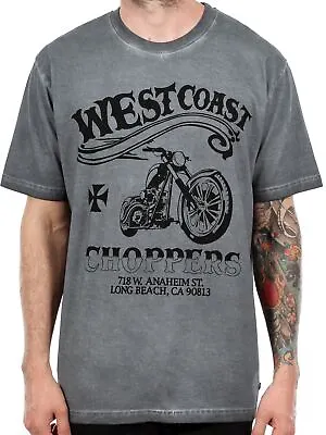Buy West Coast Choppers Vintage Black Divide And Conquer T-Shirt - S • 8£