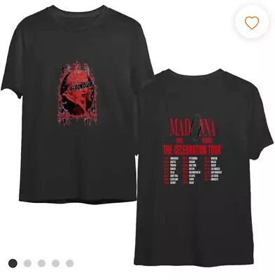 Buy Madonna Celebration Your T-Shirt Black - Men’s L • 12£