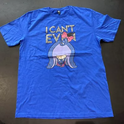 Buy Eeyore T Shirt. Size Large. Blue. Pit-Pit 24”. Winnie The Pooh Disney New  • 7.99£