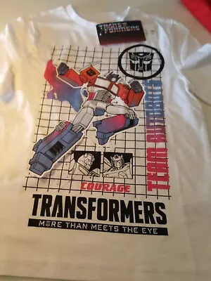 Buy Transformers Short Sleeved  Tshirt For Boy 5-6 Yrs • 4.25£