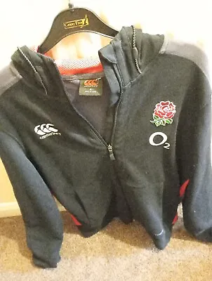 Buy CANTERBURY England Rugby MEN'S Hooded TRACK JACKET SIZE S • 16.99£