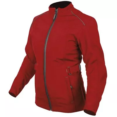 Buy Spada Ladies Hairpin CE Waterproof Motorcycle Motorbike Textile Jacket - Red • 34.99£