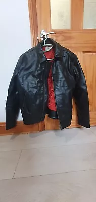 Buy Nudie Jean Eddy Rider Black Leather Jacket Medium Excellent • 350£