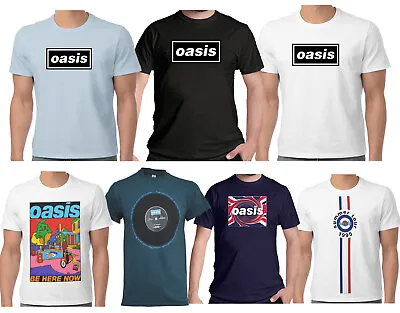 Buy Oasis T Shirt OFFICIAL Definitely Maybe Decca Logo Be Here Now Live Forever Tour • 15.54£