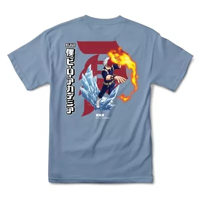 Buy My Hero Academia X Primitive Dirty P Shoto Todoroki Slate Blue T-shirt • 29.99£