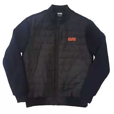 Buy AC/DC Unisex Quilted Jacket: Logo • 65.63£