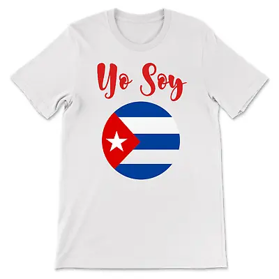 Buy  Yo Soy Cubano/ Cubana Unisex T-Shirt Crew Neck Unisex  Unique Design White • 23.67£