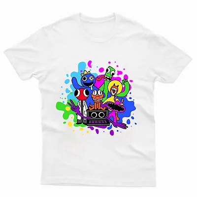 Buy NEW Kids Rainbow Friends T-Shirt Gamer Funny Christmas Costume Boys Girls Tee • 10.49£
