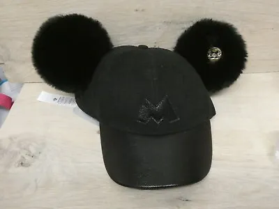 Buy Mickey Mouse Disney Store Adult One Size Fur Ears Baseball Cap New • 37.95£