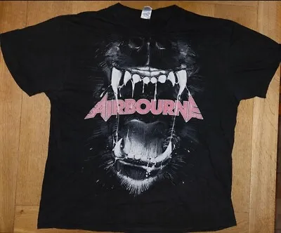 Buy Airbourne 2014 Black Dog Barking Tour Shirt XL • 35£
