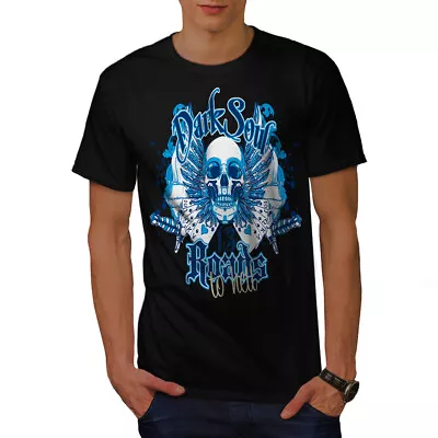 Buy Wellcoda Dark Soul Road Hell Mens T-shirt, Dark Graphic Design Printed Tee • 15.99£