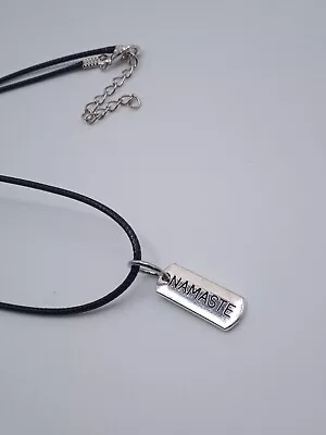 Buy Words Namaste Yoga  Protection Pendant 18 Inch Necklace Festival Jewellery • 4.95£