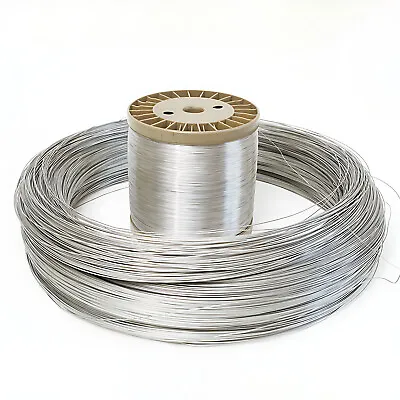 Buy Stainless Steel Wire Soft / Hard Modelling Jewellery Craft Wire 0.1mm - 3mm • 2.10£