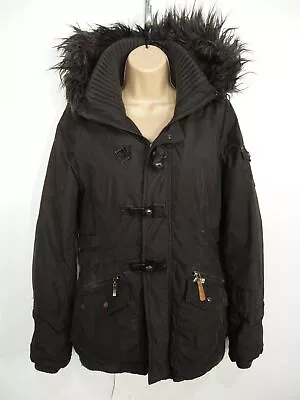 Buy Womens Khujo Size Small Black Miwa & Inner Jacket Liner Hooded Parka Coat Jacket • 34.99£