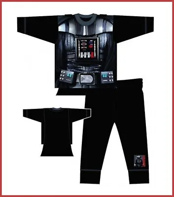 Buy Boys Disney Star Wars Pyjamas Black Darth Vader PJs Character Nightwear 2-8y NEW • 13.99£