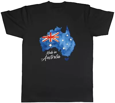 Buy Made In Australia Mens T-Shirt Aussie Australian Map National Pride Tee Gift • 8.99£