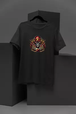 Buy  Speed Demon Skull Unleashed T-Shirt | DC Comics Inspired | The Flash Design | E • 24.99£