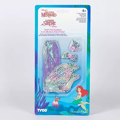 Buy MOC 1991 Tyco Disney The Little Mermaid Ariel Fin Fashions Outfit Shiny Blue • 35£