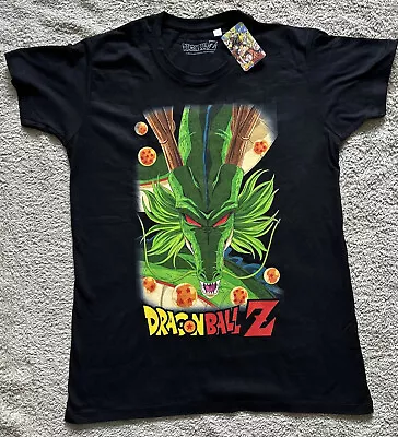 Buy Dragon Ball Z Goku Shenlong Small S Black Short Sleeve T-shirt NEW • 9.49£