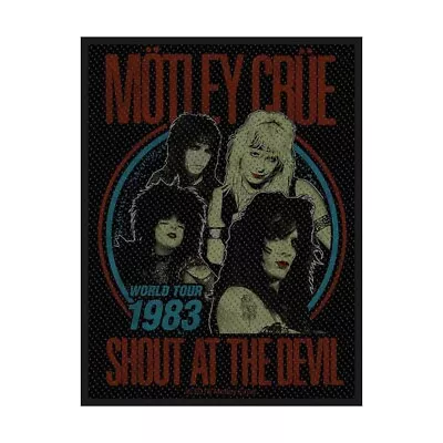 Buy MOTLEY CRUE Patch: SHOUT AT THE DEVIL: World Tour 1983 Official Merch Gift £pb • 4.45£