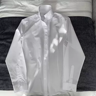 Buy 3x Men’s Taylor & Wright 15.5 Collar White Slim Fit Shirts • 5£